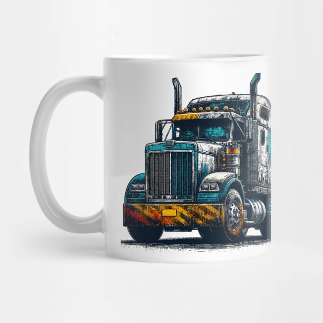 Truck Tractor by Vehicles-Art